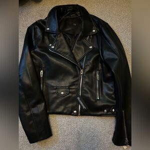 NWT Leather Moto Jacket